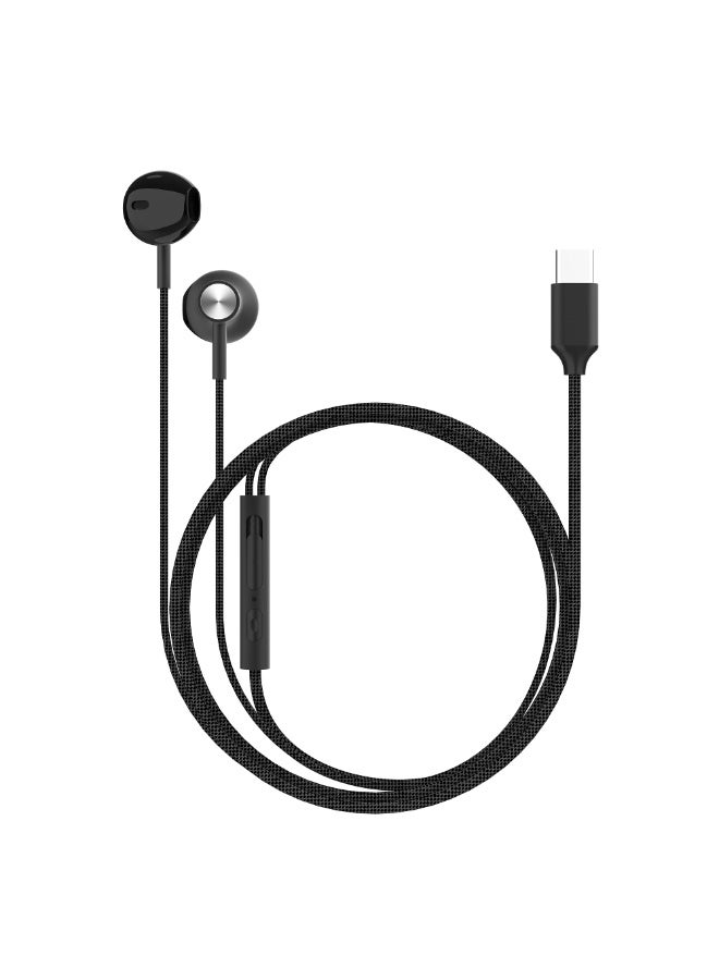 MYX BassX Type-C Wired Stereo Earphones | Ergonomic Design | HD Sound with Deep Bass - Image 1